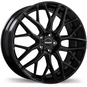 Fast Wheels – Vybz – Black – 18″x8″ 40mm – All weather Wheels – F263-1880-44BN+40C726